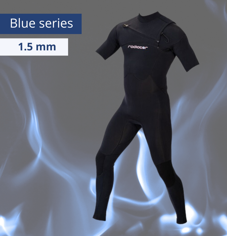 Blue Series Mens Surf Steamer Short Sleeve 1.5mm