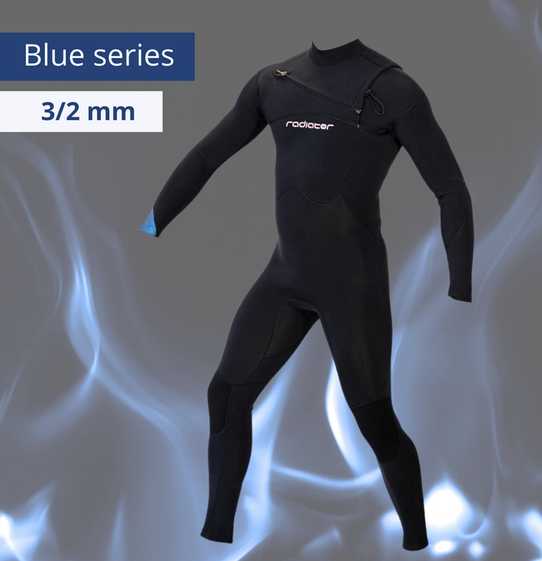 Blue Series Mens Surf Steamer Long Sleeve 3/2mm